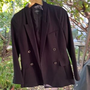 Rampage Black Double-Breasted Women's Blazer